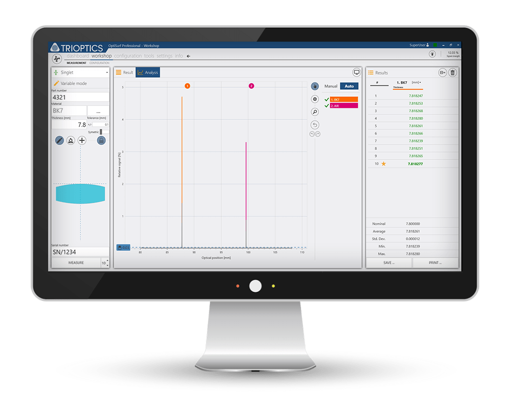  OptiSurf® LTM Software