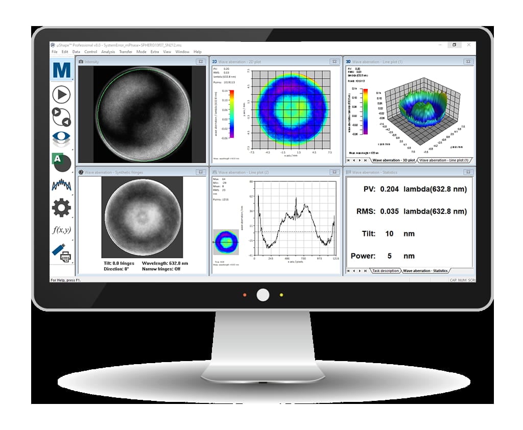  µShape Interferometer Software